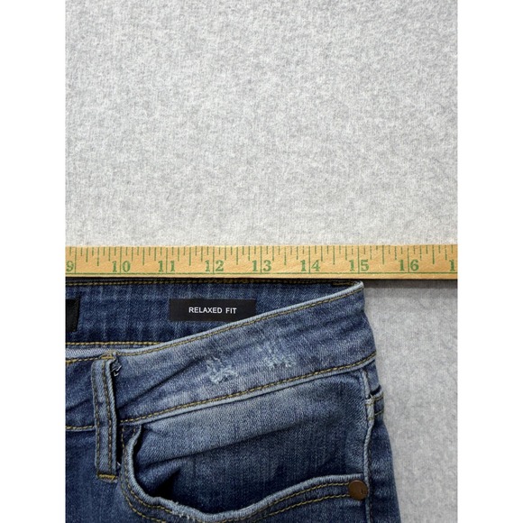 Judy Blue Jeans Womens 30 Blue JB8271‎ DK Relaxed Fit Distressed Stretch Denim - Picture 5 of 12